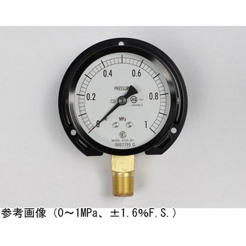 普通形圧力計(Φ75)立形B枠 AC20-281シリーズ 長野計器