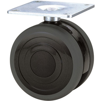双輪キャスター Φ100 固定 プレート式 TEシリーズ 東海キャスター