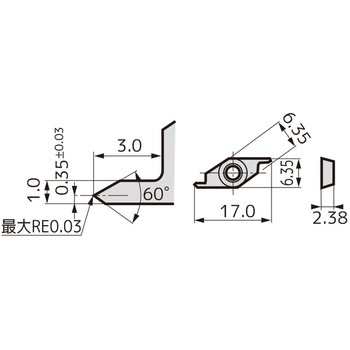 SEC-PBバイト インサート 住友電工ハードメタル