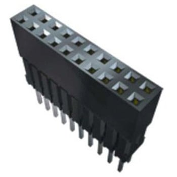 基板接続用ソケット 2 極 2.54mm 1 列 スルーホール SAMTEC