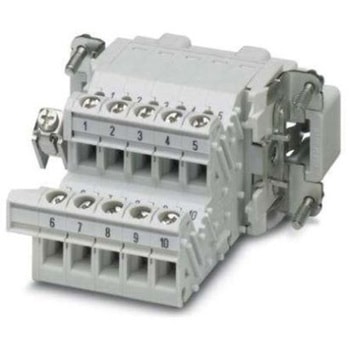 ヘビーデューティパワーコネクタ 10極 16A 500 V 1袋 5個入 フエニックス・コンタクト