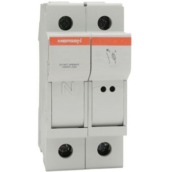 レール取り付けヒューズホルダ 25A CMC8 400V ac Mersen