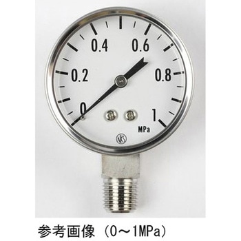 SUS製小型圧力計(50Φ) GK33-173シリーズ 長野計器