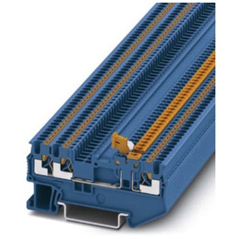 DINレール端子 プッシュイン PT 1.5/S-TWIN-MT BUシリーズ 10A 1袋 5個入 フエニックス・コンタクト