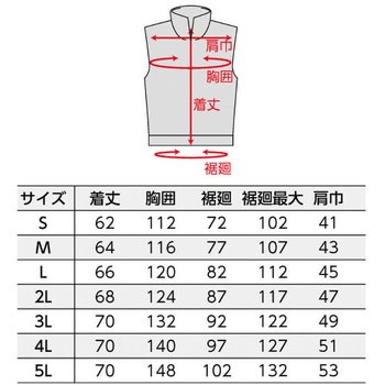 Nクールウェア ベスト NC-3011 (服のみ) NSP