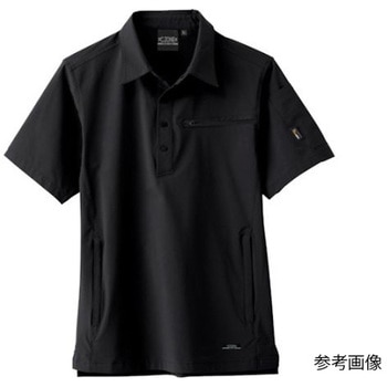 半袖シャツ 黒 2222-90シリーズ ジーベック
