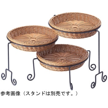 PP製丸型バスケット 3個入 61-655-35シリーズ アズワン