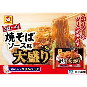 [冷凍] 屋台一番 焼そばソース味大盛り1.5倍 - 東洋水産(マルちゃん)