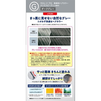 サロンドプロ 無香料ヘアカラー メンズスピーディ(白髪用) ダリヤ