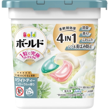 ボールドジェルボール4D 心弾けるホワイトティー&フローラルの香り P&G