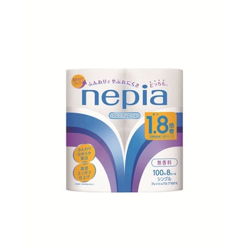 ネピア トイレットロール 1．8倍巻 8ロール 王子ネピア