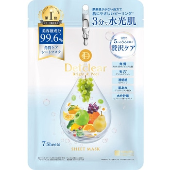 DETクリア ブライト&ピール シートマスク 明色化粧品