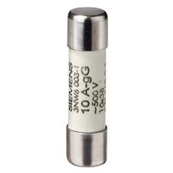 管ヒューズ 1A 10 x 38mm 速断型 1袋 10個入 SIEMENS