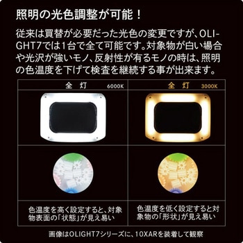 フルスペクトル LED照明拡大鏡 オーツカ光学