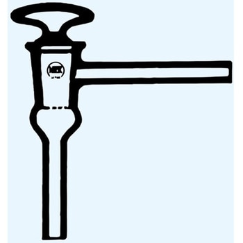 高真空コック L 形 HVLシリーズ 日本理化学器械(NRK)