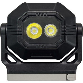 充電式ワークライト Sサイズ 500 コンパクトサイズ  スポット&ワイド2Way照射  本体が360°回転 マグネット、フック付 照らしたい場所を自在に照らせる ELPA