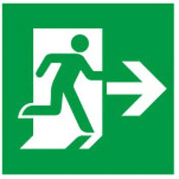 LED誘導灯用表示板【本体別売】 日立