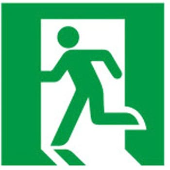 LED誘導灯用表示板【本体別売】 日立