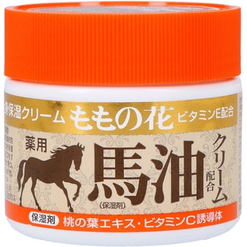 ももの花馬油クリーム - オリヂナル