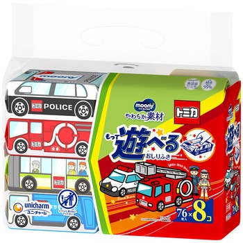 ム-ニ-おしりふきやわ素材トミカ ユニ・チャーム