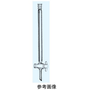 クロマトグラフィ管(PTFEコック) 1020シリーズ 日本理化学器械(NRK)