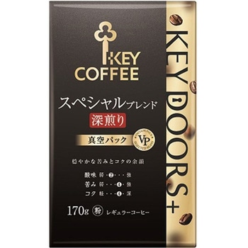 KEYDOORS+ スペシャルブレンド深煎り(粉) - キーコーヒー