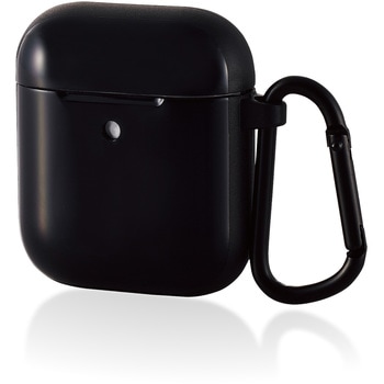 AirPods Proケース ワイヤレス充電Qi対応 TOUGH SLIM 耐衝撃 TPU PET カラビナ付き エレコム