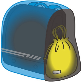 ランドセル用のびーるレインカバー デビカ