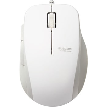 M-BL28UBSKWH �}�E�X �L�� �R�� �É� �u���[LED 5�{�^�� M�T�C�Y �P�[�u����1m �i�ޖ߂�{�^�� �G���R�� ���w�Z���T�[���� 64352348