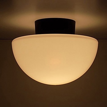 ポリカ製 天井直付照明器具 半球 - 栄興電器