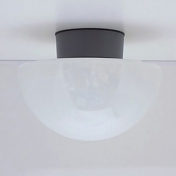 ポリカ製 天井直付照明器具 半球 - 栄興電器