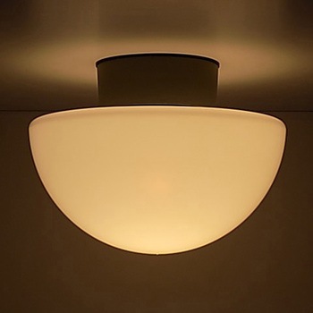 ポリカ製 天井直付照明器具 半球 - 栄興電器