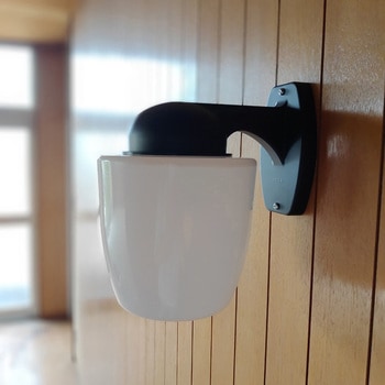 ポリカ製 壁面直付照明器具 コップ大 栄興電器