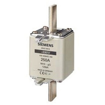 センタータグヒューズ 定格電流 355A 690V ac 1袋 3個入 SIEMENS