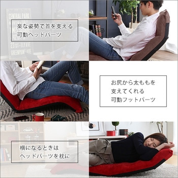 日本製 マルチリクライニング座椅子 【Vidias-ヴィディアス】(ダウンスタイル) ホームテイスト