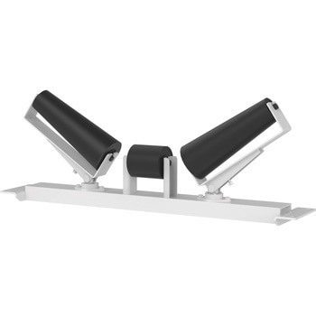 屋外ベルトコンベア用テーパ型自動調芯キャリヤスタンド2軸式[JAC2B-T] - JRC