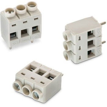 基板用端子台 1318シリーズ 10mmピッチ 1列 4極 グレー 1袋 100個入 WURTH ELEKTRONIK