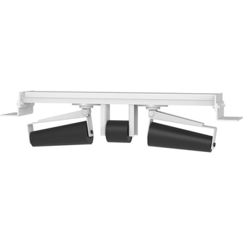 屋外ベルトコンベア用テーパ型逆押え自動調芯リターンブラケット2軸式[AR2B-T] JRC