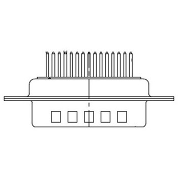 D-subコネクタ 9極 オス PCBマウント 1箱 50個入 FCT - A MOLEX COMPANY