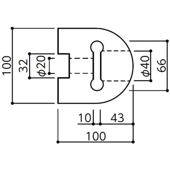 衝撃吸収材 カーストッパーNCD-MKタイプ(スリット入り) ナカ工業