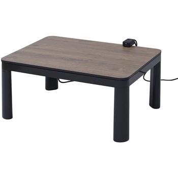 こたつテーブル 80×60cm 長方形 USBポート - YAMAZEN(山善)