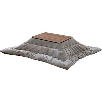 こたつテーブル 布団セット 80×60cm 長方形 USBポート YAMAZEN(山善)