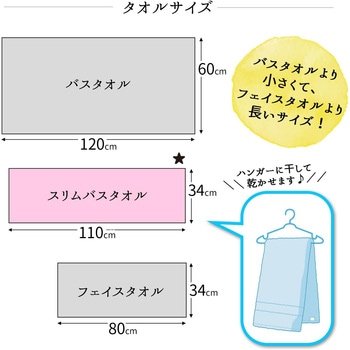 今治タオル スリムバスタオル2枚入り トップファクトリー今治