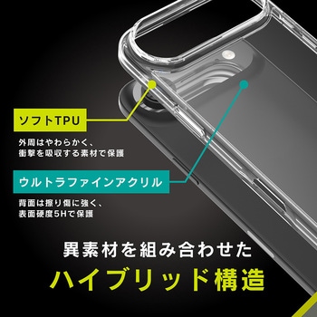 iPhone Air [Turtle] ハイブリッドケース クリア Simplism