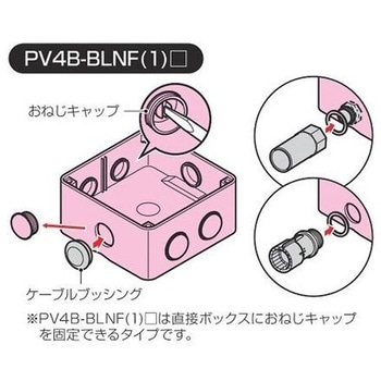 防犯カメラ取付ボックス(ノック付/ベージュ)[防雨型] EA947HBシリーズ エスコ
