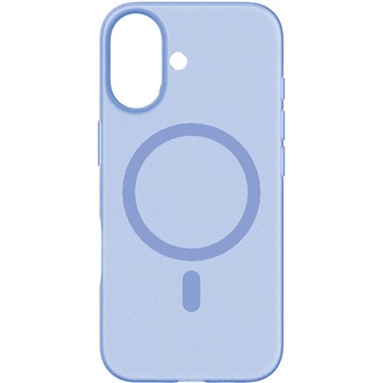 iPhone 17 [Silky Armor] MagSafe対応 シルキータッチケース マットクリアブルー Simplism