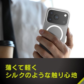 iPhone 17 Pro [Silky Armor] MagSafe対応 シルキータッチケース マットクリア Simplism