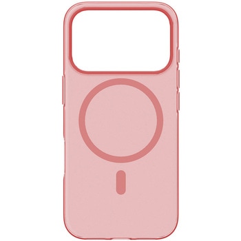 iPhone 17 Pro [Silky Armor] MagSafe対応 シルキータッチケース マットクリアレッド Simplism