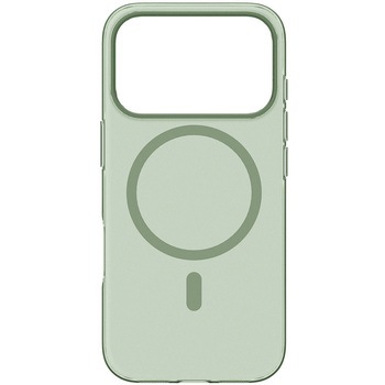 iPhone 17 Pro [Silky Armor] MagSafe対応 シルキータッチケース マットクリアグリーン Simplism