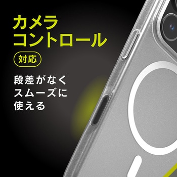 iPhone 17 Pro [Silky Armor] MagSafe対応 シルキータッチケース マットクリアブルー Simplism